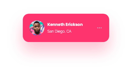 notification bubble with red background